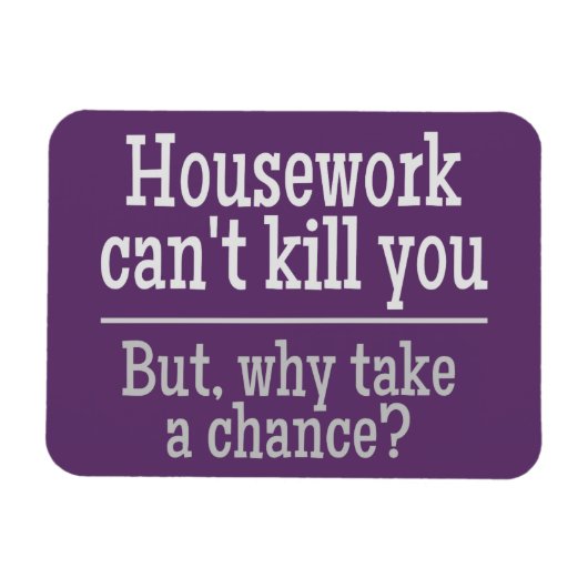 HUISWERK aangepaste kleurenmagneet Magneet (Horizontaal)