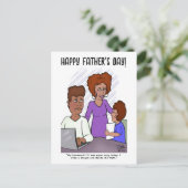 huiswerk briefkaart (Staand voorkant)