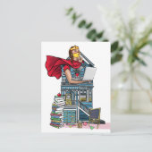 "Huiswerk" Briefkaart (Staand voorkant)