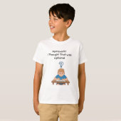 Huiswerk? Ik dacht dat dat optioneel was met Boy T-shirt (Voorkant volledig)