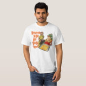 Huiswerk is een aambeeld t-shirt (Voorkant volledig)