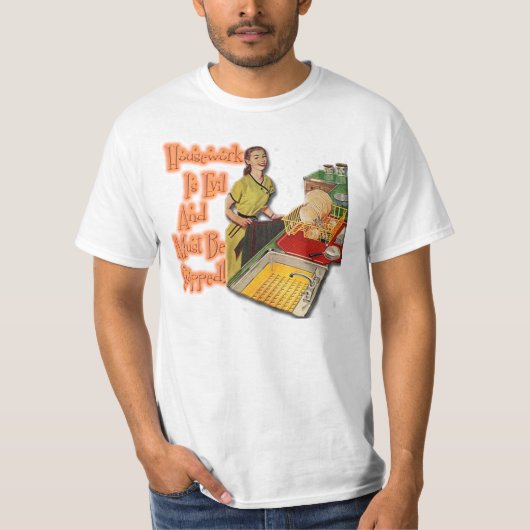 Huiswerk is een aambeeld t-shirt (Voorkant)