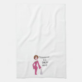 'Huiswerk' is een DIRTY woord! keukenhanddoek (Verticaal)