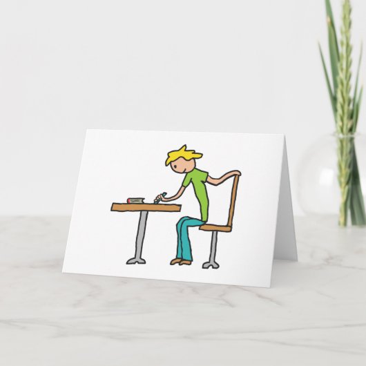 huiswerk kaart (Voorkant)