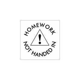 Huiswerk niet ingeleverd bij leraren rubberstempel