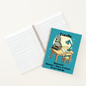 Huiswerk: Omdat 7 uur school niet genoeg was Notitieboek (Binnen)