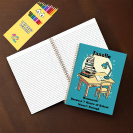 Huiswerk: Omdat 7 uur school niet genoeg was Notitieboek