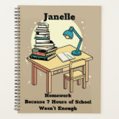 Huiswerk: Omdat 7 uur school niet genoeg was Planner (Voorkant)