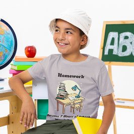Huiswerk: Omdat 7 uur school niet genoeg was Tri-Blend Shirt