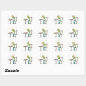 huiswerk ronde sticker (Vel)