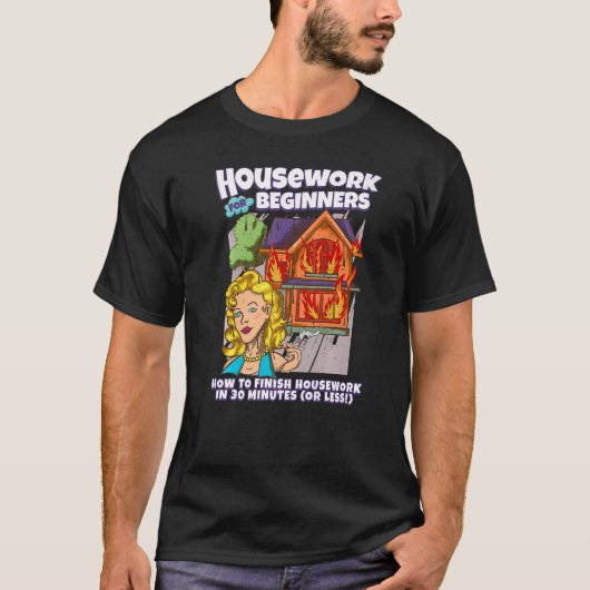 Huiswerk voor beginners Hoe je huiswerk kunt volto T-shirt (Voorkant)