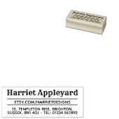 Huiswerker van het huisvuil rubberstempel (Gestempeld)