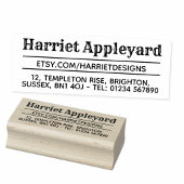 Huiswerker van het huisvuil rubberstempel