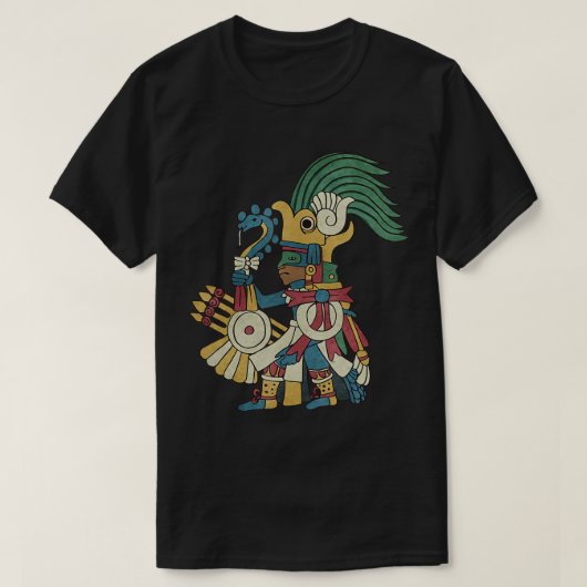 Huitzilopochtli Aztec God Aztec Mythology Mayan Su T-shirt (Design voorkant)
