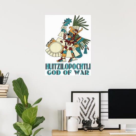 Huitzilopochtli Poster (Thuiskantoor)