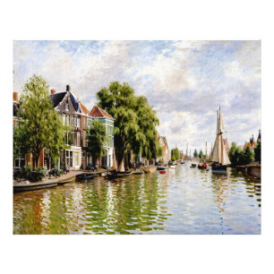 Huizen aan de Achterzaan Foto Afdruk