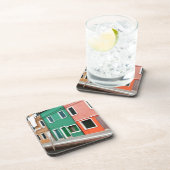 Huizen aan het water bier onderzetter (Rechterzijde)