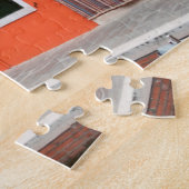 Huizen aan het water legpuzzel (Zijkant)