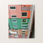 Huizen aan het water legpuzzel (Verticaal)