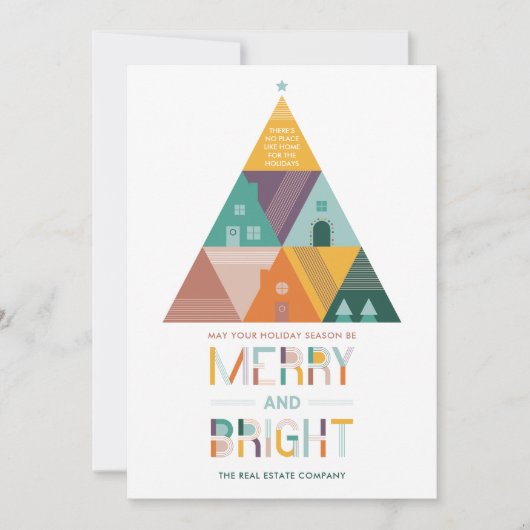 Huizen & Boom Vastgoed Zakelijke Kerstkaart (Voorkant)