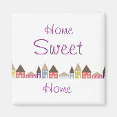 Huizen en Dak Topjes Magneet (Voorkant)