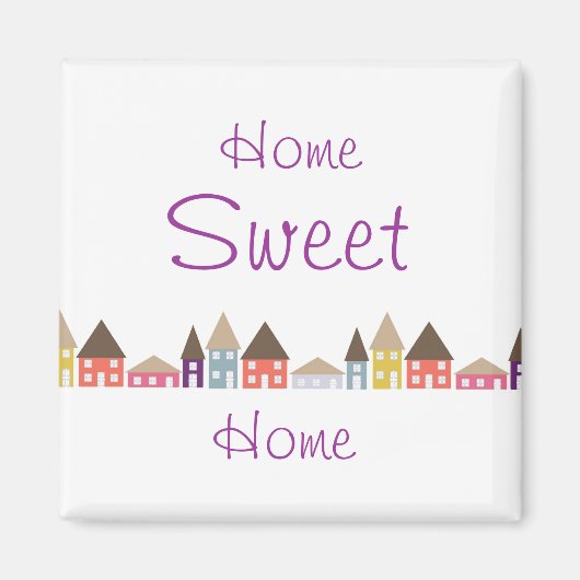 Huizen en Dak Topjes Magneet (Voorkant)