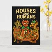 Huizen En Mensen Grappig Geeks Rpg Nerd Gamers Man Kaart (Gele Bloem)