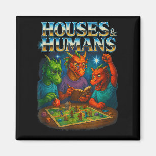 Huizen En Mensen Grappige Gaming Rpg Gamers Mannen Magneet