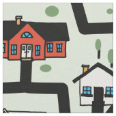 huizen en wegen stof (Close Up)