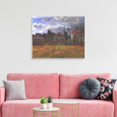 Huizen in Argenteuil - Claude Monet - 1873 Canvas Afdruk (Insitu (Woonkamer))