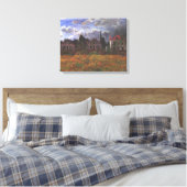 Huizen in Argenteuil - Claude Monet - 1873 Canvas Afdruk (Insitu (Slaapkamer))
