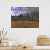 Huizen in Argenteuil - Claude Monet - 1873 Poster (Keuken)