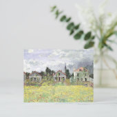 Huizen in Argenteuil Claude Monet Briefkaart (Staand voorkant)