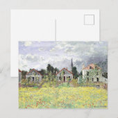 Huizen in Argenteuil Claude Monet Briefkaart (Voorkant / Achterkant)