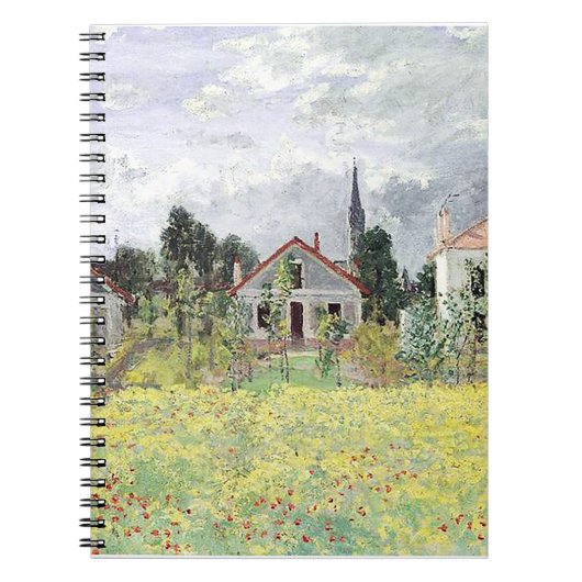 Huizen in Argenteuil Claude Monet Notitieboek (Voorkant)