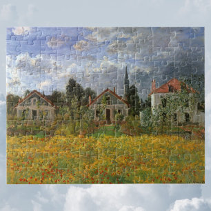 Huizen in Argenteuil door Claude Monet, Vintage Ku Legpuzzel