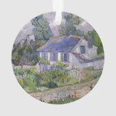 Huizen in Auvers door Vincent Van Gogh Ornament (achterkant)