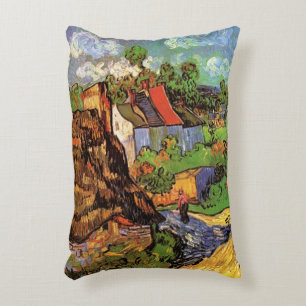 Huizen in Auvers van Vincent van Gogh Accent Kussen