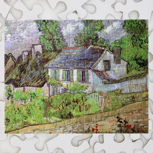 Huizen in Auvers van Vincent van Gogh Legpuzzel