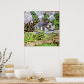 Huizen in Auvers van Vincent van Gogh Poster (Keuken)