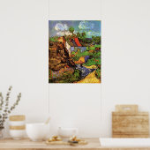 Huizen in Auvers van Vincent van Gogh Poster (Keuken)