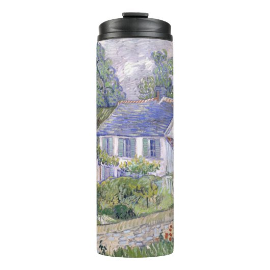 Huizen in Auvers Vincent van Gogh     Thermosbeker (Voorkant)