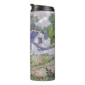 Huizen in Auvers Vincent van Gogh     Thermosbeker (Geroteerd rechts)