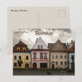 Huizen in Bardejov Slowakije Briefkaart (Voorkant / Achterkant)