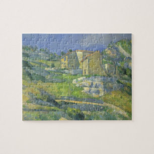 Huizen in de Provence van Paul Cezanne, Vintage Ar Legpuzzel