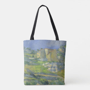Huizen in de Provence van Paul Cezanne, Vintage Ar Tote Bag