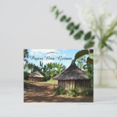 Huizen in Goroka in Papoea-Nieuw-Guinea Briefkaart (Staand voorkant)