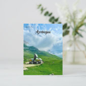 Huizen in Laza Qusar Azerbeidzjan Briefkaart (Staand voorkant)