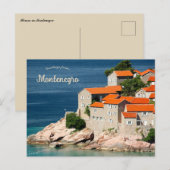 Huizen in Montenegro Briefkaart (Voorkant / Achterkant)