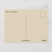 Huizen in Montenegro Briefkaart (Achterkant)